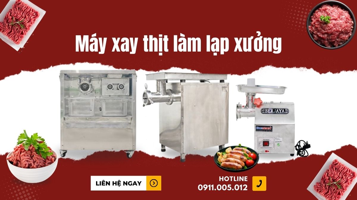 Máy xay thịt làm lạp xưởng