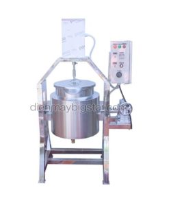 Nồi nấu có cánh khuấy 3 lớp 50L lật nghiêng