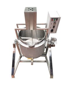 Nồi nấu cánh khuấy lật nghiêng 200L