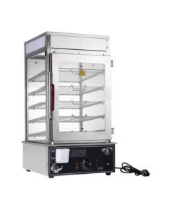 Tủ trưng bày giữ nóng bánh bao mini 5 tầng